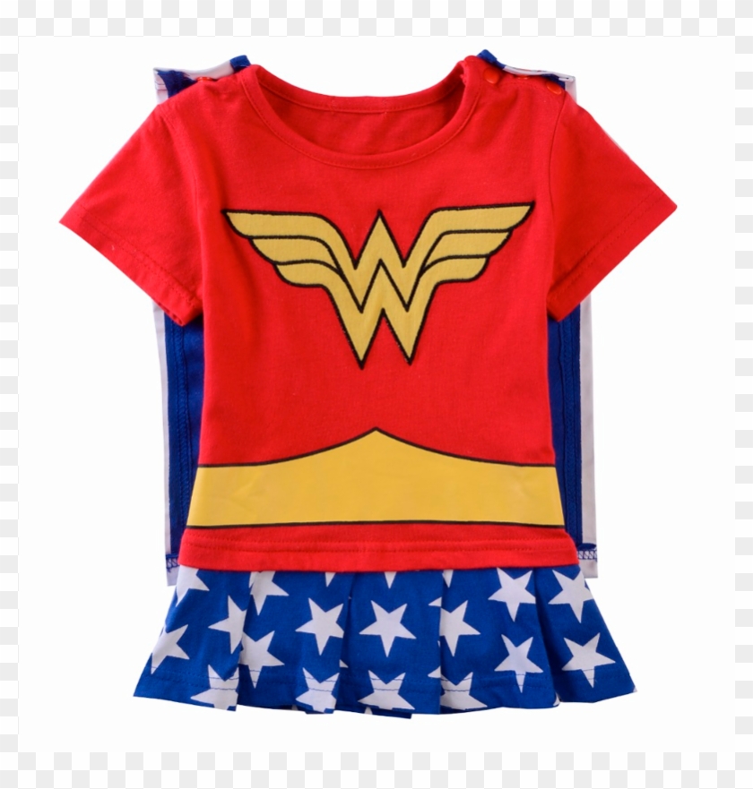 Fantasia Body Super-herói Menina Bebê Mulher Maravilha - Diana Prince / Wonder Woman #366106
