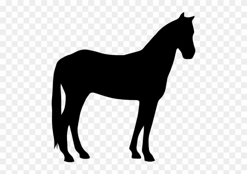Horse Quiet Black Silhouette Free Icon - Horse #366116