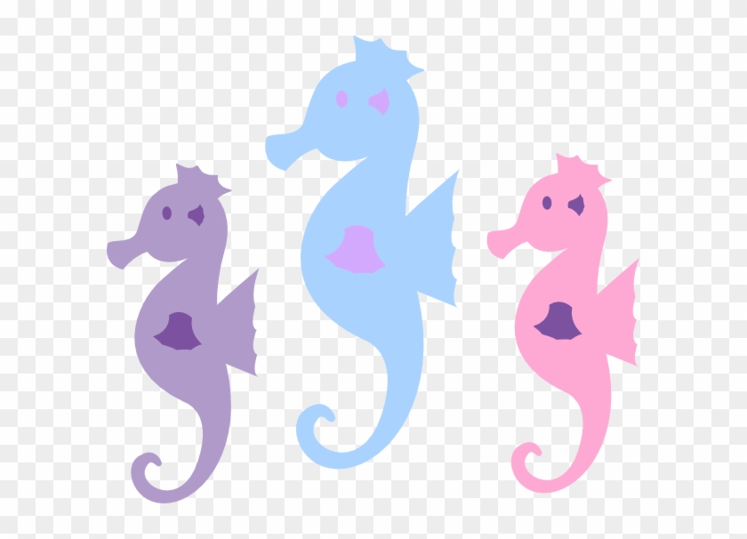 Pink Seahorse Clipart #366162