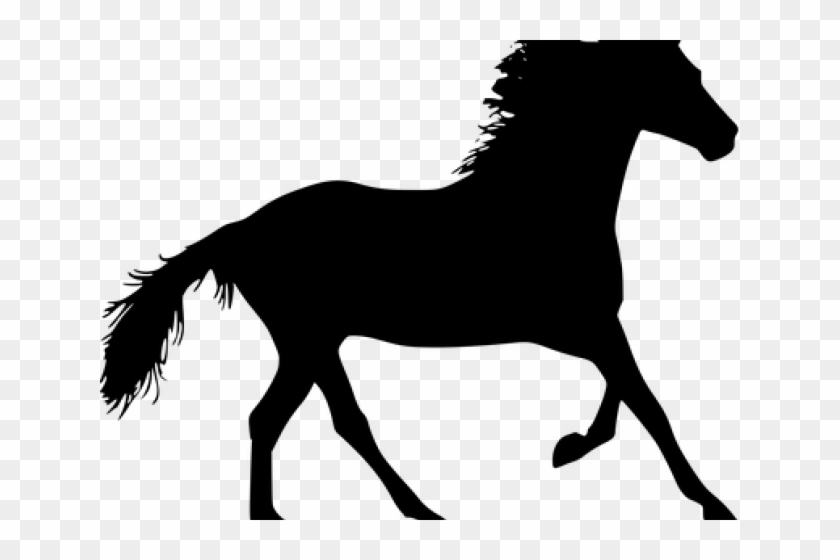 Silhouette Of A Horse - Caballos Hd Png #366219