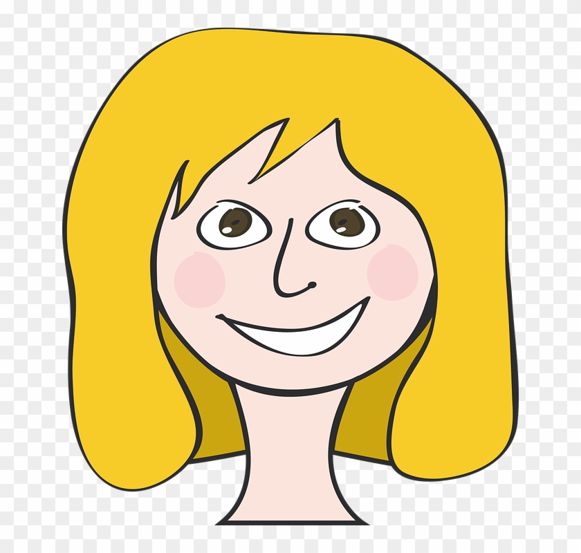 Girl Cartoon Faces 28, Buy Clip Art - Child #366246