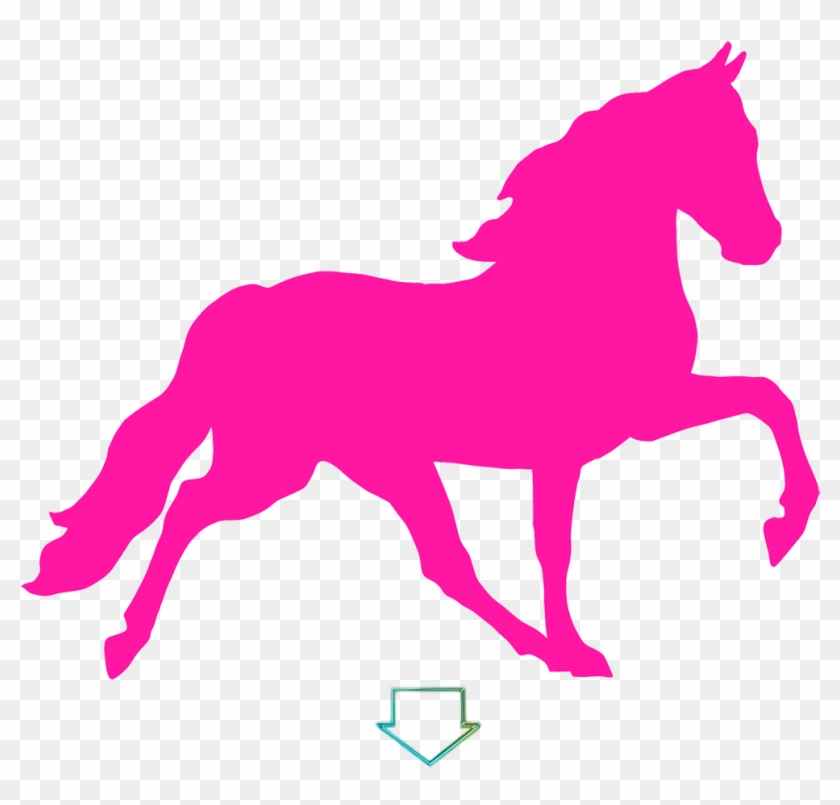 Pink Horse Shoe Clip Art - Horse #366251