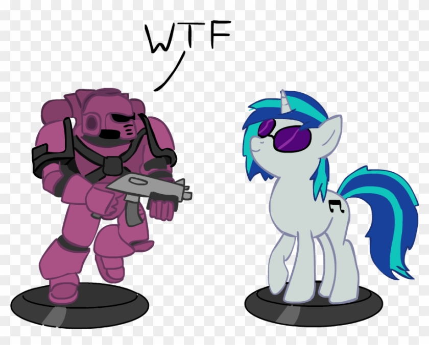 Mellowbloom, Bolter, Dj Pon-3, Miniature, Safe, Space - Mlp Warhammer 40k Luna #366255