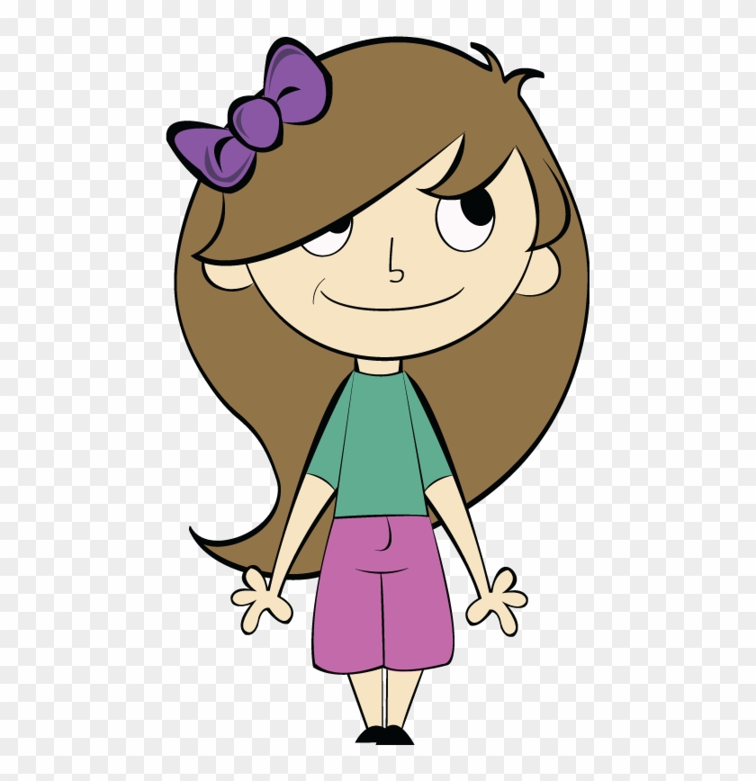 Pics For > Little Girl Cartoon Face - Cartoon Character Girl Png #366302