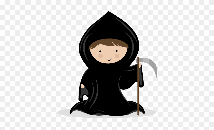 Grim Reaper Clipart Cute - Cute Grim Reaper Clipart #366445