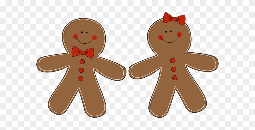 Free Gingerbread Man Clipart Pictures - Gingerbread Man And Woman #366485