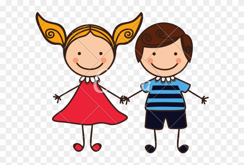 Couple Boy And Girl Cartoons Icon - Boy Cartoons #366499