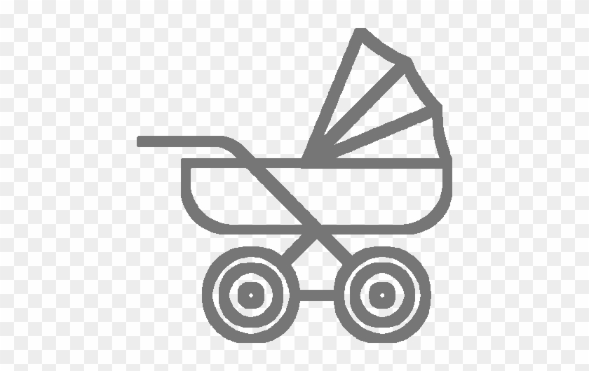 Equipment, Toys, And Misc - Stroller Icon Png #366566