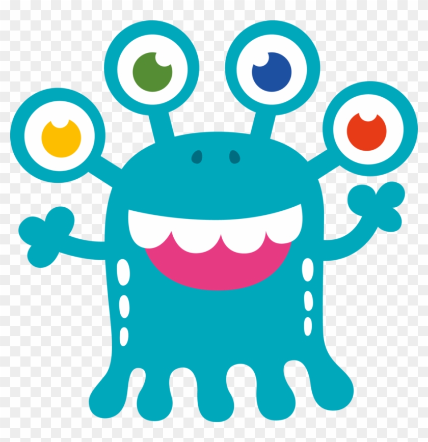 Monsters - Alien With 5 Legs Clipart #366592