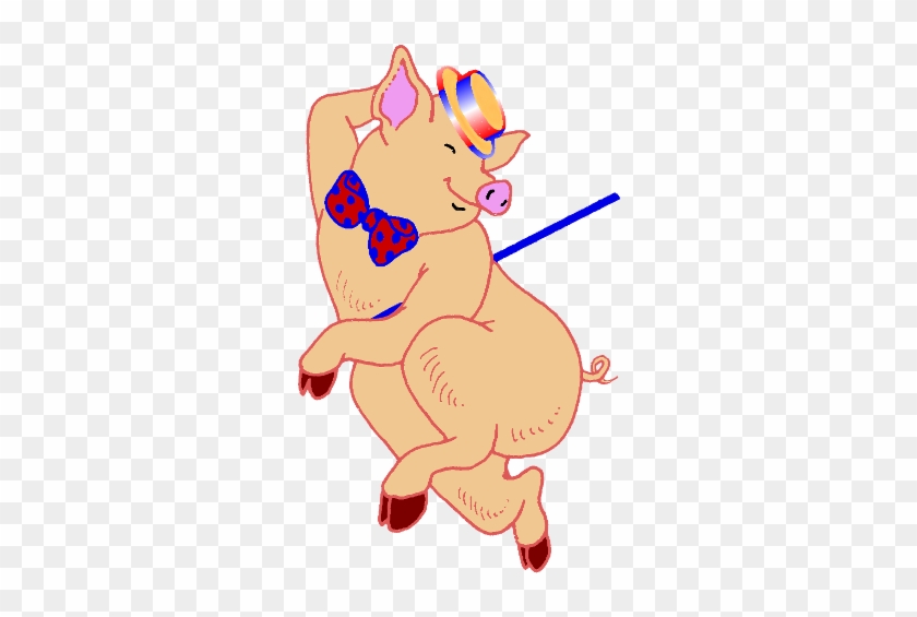 Dancing Pig Png By Clipartcotttage - Clip Art Dancing Pig #366776