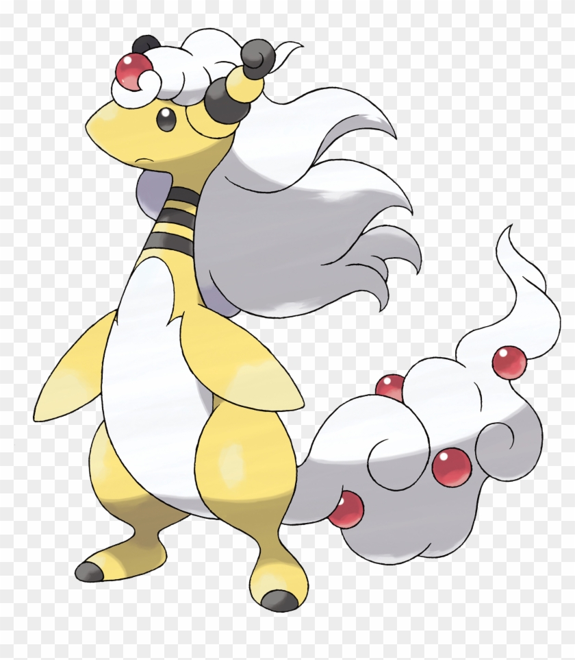 Yet Throwing A Wig On Ampharos And Calling It A Dragon - Pokemon Mega Evolution Ampharos #366784