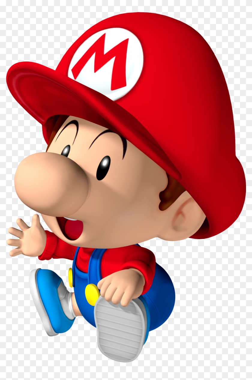 Best Of Clip Art Mario Medium Size - Baby Mario #366828