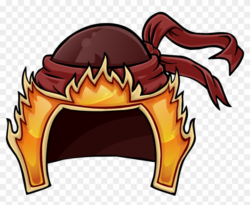 Pin Fireman Helmet Clipart - Club Penguin Card Jitsu Fire #366915