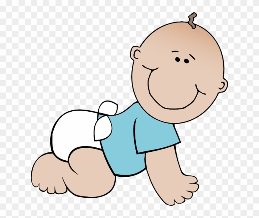 Crawling Baby Boy - Baby Crawling Clip Art #366945