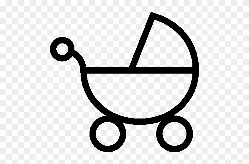Pixel - Simple Baby Carriage Drawing #366993