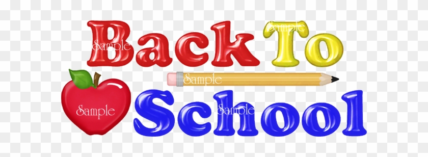 Back To School Wordart Glitter - Word Back To School #367164