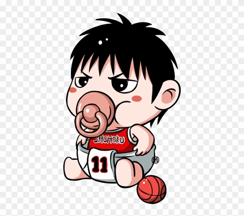 Sakuragi Hanamichi Slam Dunk Cartoon Pacifier Child - Baby Sakuragi #367192