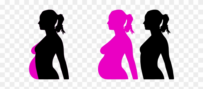 Pregnant Teen Silhouette - Pregnant Clip Art #367216