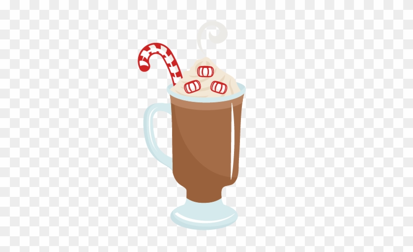 Peppermint Hot Cocoa Svg Scrapbook Cut File Cute Clipart - Christmas Hot Chocolate Decal #367218