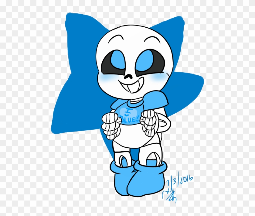 Underswap Sans In A Diaper By Paddedteddybear - Sans Wearing A Diaper #367267