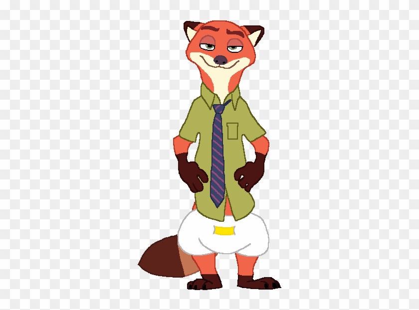 Nick Wilde In A Big Poofy Diaper By Opallovestoslaughter - Zootopia Nick Wilde Diaper #367304