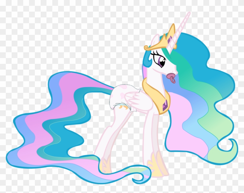 Princess Celestia In A Diaper Photoshop By D-whitman - My Little Pony Princess Celestia Baby #367339