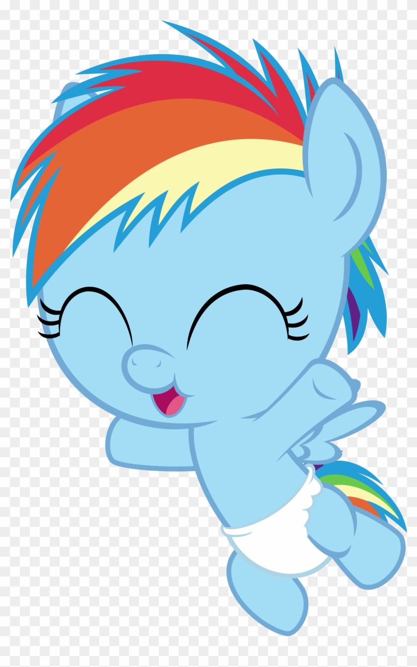 Sollace, Baby, Baby Dash, Baby Pony, Cute, Dashabetes, - My Little Pony Baby Rainbow Dash #367340