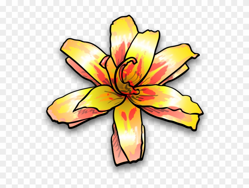 Flower 4 Png Clip Arts - Yellow Flower Clip Art #367347