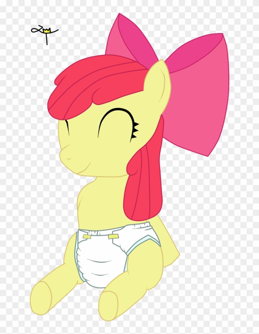 Padded Applebloom By Turtwigchampion - Apple Bloom In A Diaper #367358