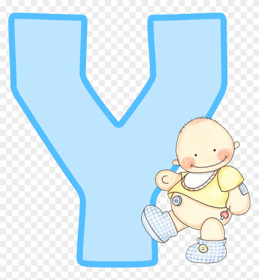 Baby Letters, Baby Illustration, Baby Blue, Baby Showers, - Letra V Con Bebe #367474