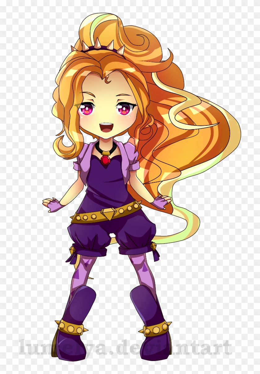 Adagio Dazzle By Lumelya Adagio Dazzle By Lumelya - Mlp Adagio Dazzle Chibi #367482