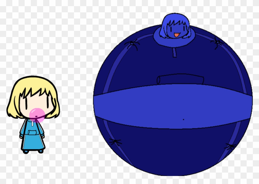 Violet Beauregarde Normal And Blueberry By Bittyheart - Violet Beauregarde As A Blueberry #367541