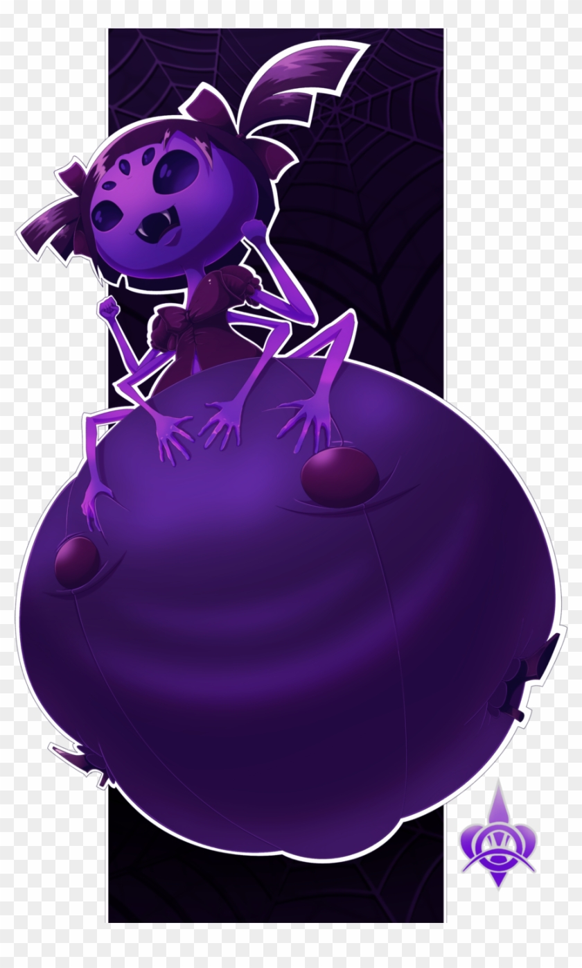 Muffets Blueberry Tea ~ Blueberry Inflation By Quexbexi - Undertale Spider Inflation #367577