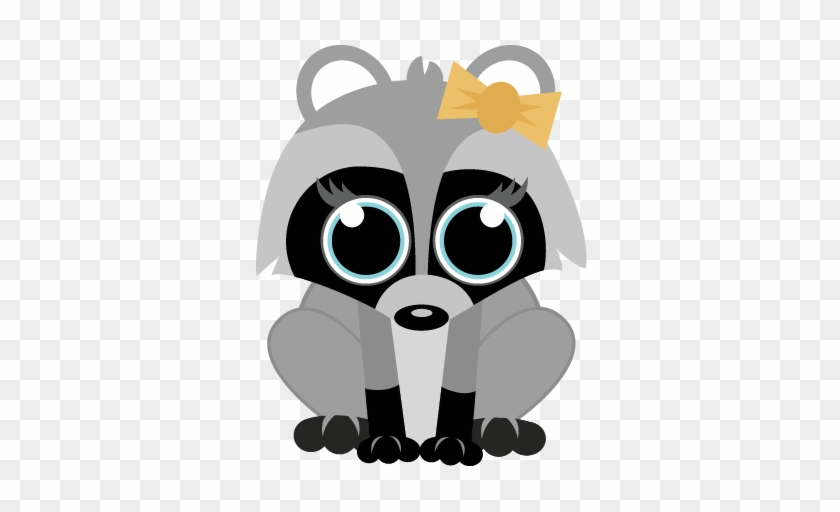 Awesome Cute Raccoon Clipart Cute Raccoon Svg Cut File - Cute Raccoon Clipart #367649