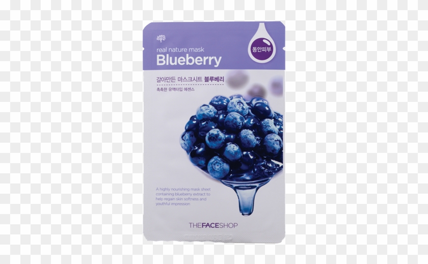 The Face Shop Real Nature Mask - Real Nature Blueberry Face Mask #367713