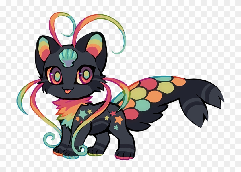 My Catfish Oc By Kawiku On Deviantart So Cute D - Cute Mythical Creatures  To Draw - Free Transparent PNG Clipart Images Download