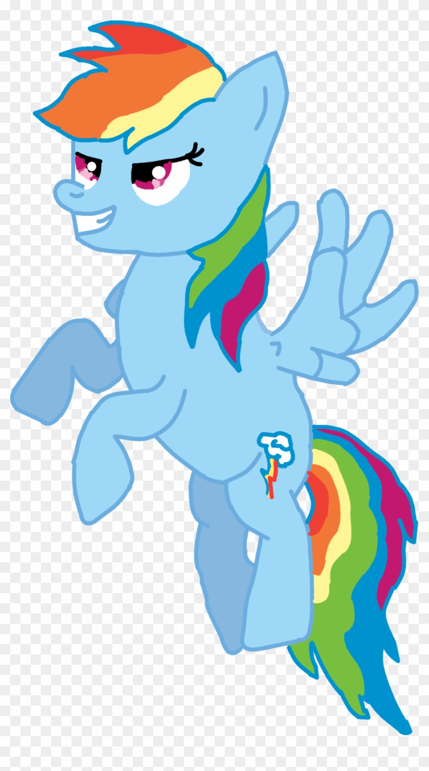 Rainbow Dash Vector Drawing By Sonicffvii Rainbow Dash - Cartoon #367791