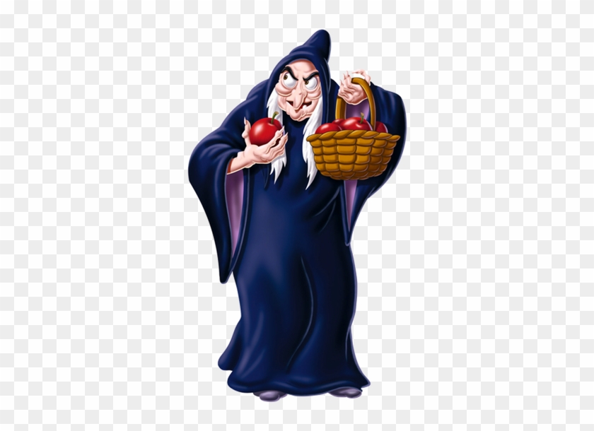 Witch Carrying Apple Bucket - Snow White Evil Witch #367806
