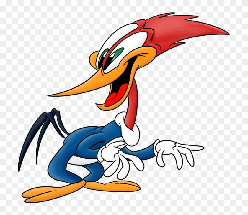 Woody Woodpecker Looks Shocked - Woody Woodpecker Racing Png #367831
