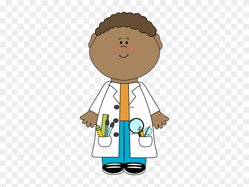 Child Clip Art - Scientist Lab Coat Clipart #367865