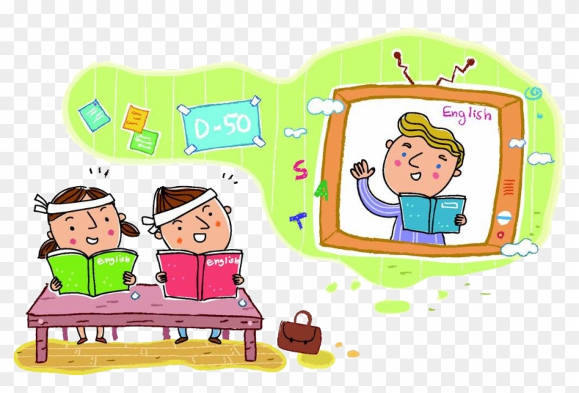 Student Learning Child Cartoon - Student Learning Child Cartoon #367981