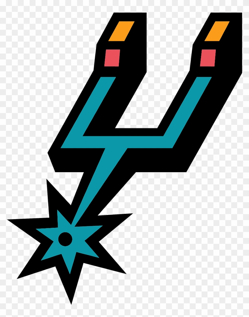 Made A Little Modern Fiesta Logo For Any Nba2k Fans - San Antonio Spurs Logo #367976