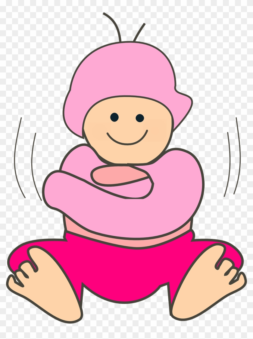 Baby Girl In Winter Clip Art At Clker - Clip Art #368028