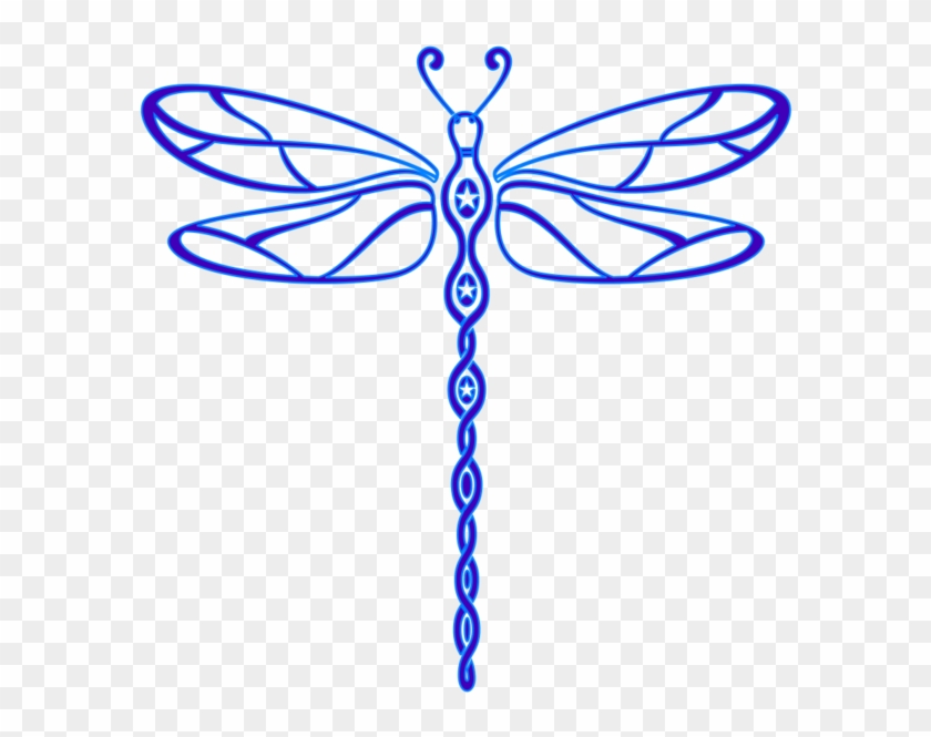 Blue Dragonfly Clipart - Dragonfly Wings Clipart #368136