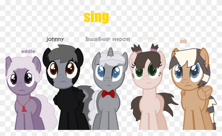 Sing Mlp Characters By Mixelfangirl100 - Sing Characters As Ponies #368153