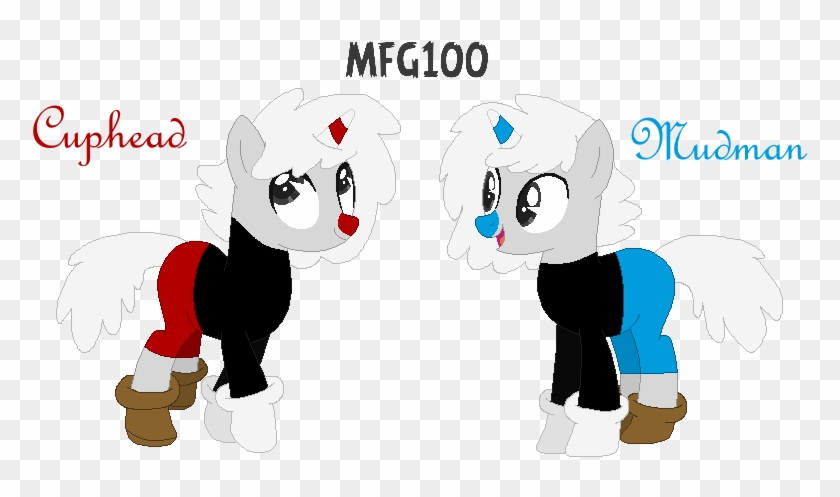 Cuphead And Mugman By Mixelfangirl100 - Cuphead And Mugman Mlp #368169