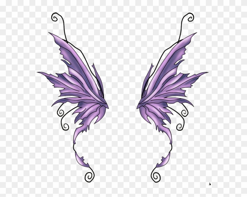 Fairy Tattoos Png Transparent Images - Butterfly Wings Tattoo Flash #368218