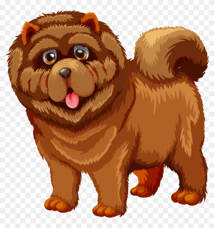 Cães & Gatos - Chow Chow Clipart #368238