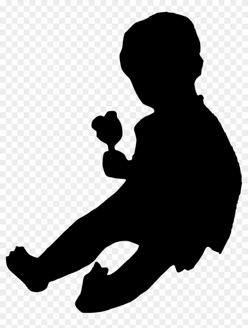 6 Baby Silhouette - Baby Silhouette Png #368239