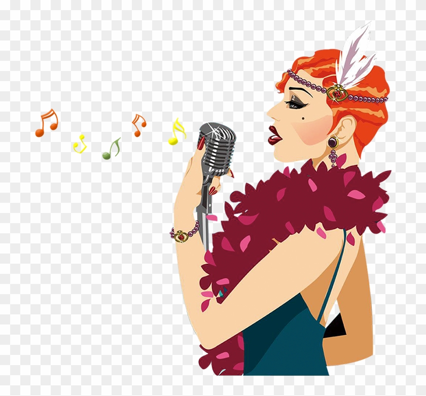 Singing Music Woman - Singing Woman Png #368270